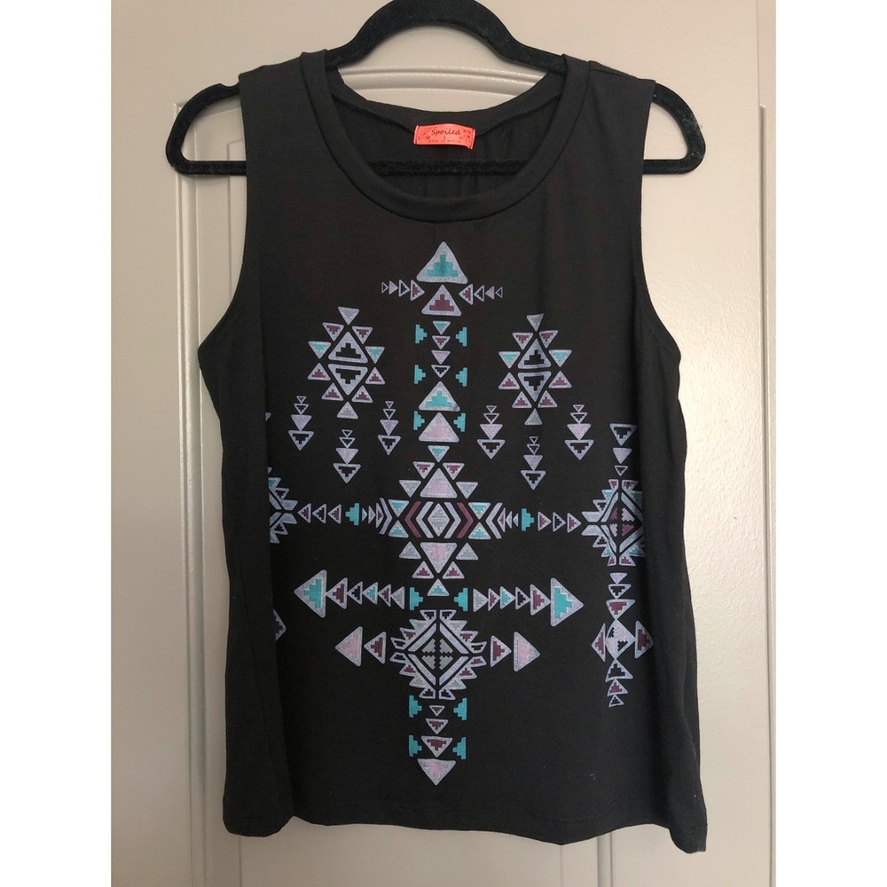 Spoiled Aztec Print Tank Top